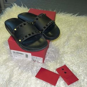 Valentino rockstud SZ 38 black 100%authentic